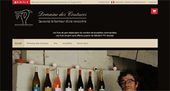 Desktop Screenshot of domaine-des-coutures.com